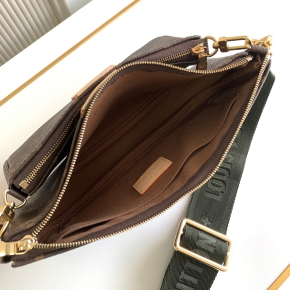 Louis Vuitton Multi Pochette Accessoires  Khaki Strap - Picture 4 of 9